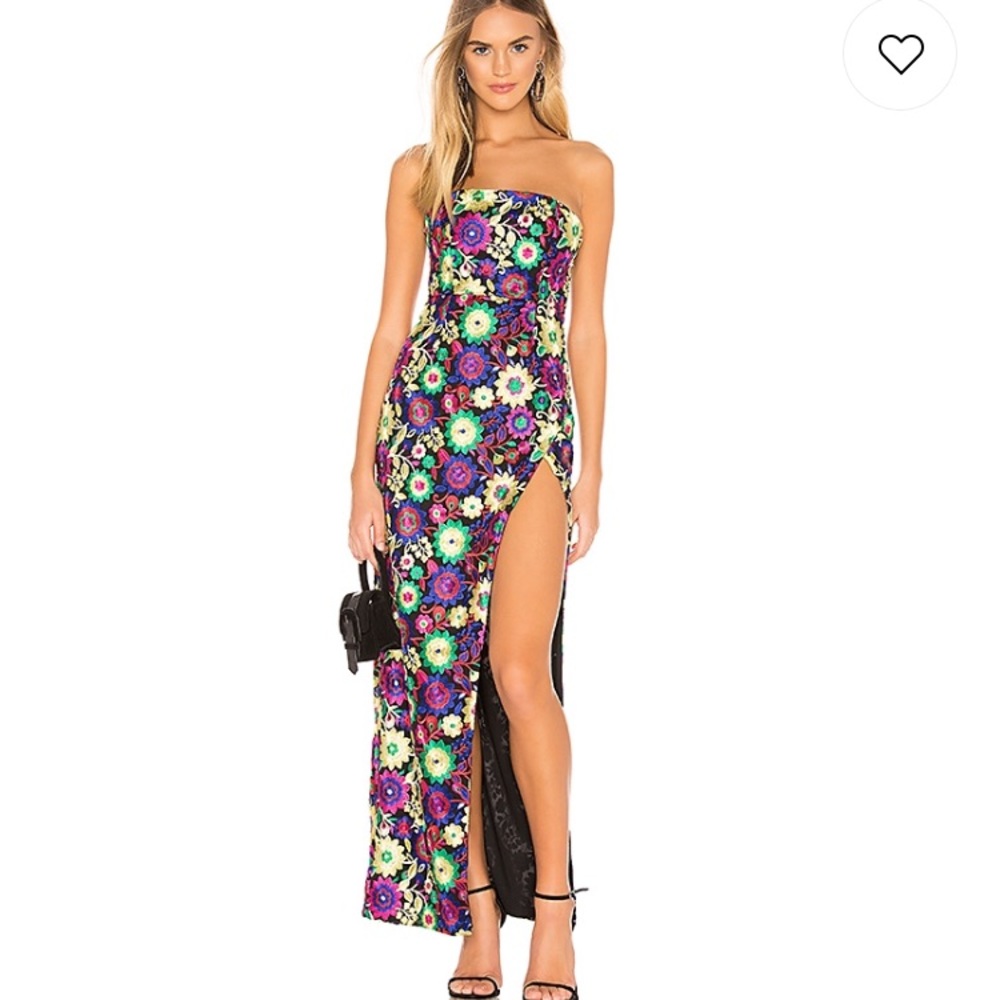 LEMONY GOWN IN MULTICOLOR